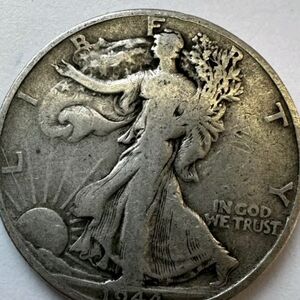 1944 Liberty Walking Half Dollar Coin